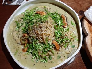 fig pasta at Monk's Butcher - Itaewon in Seoul