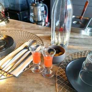 table setting nice at Monk's Butcher - Itaewon in Seoul