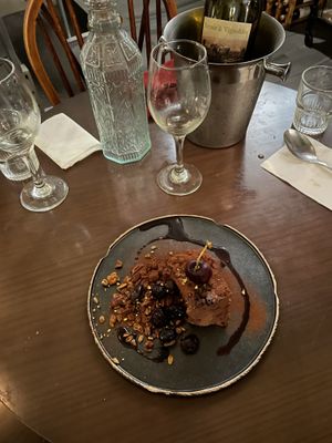 Chocolate mousse   at Monk's Butcher - Itaewon in Seoul