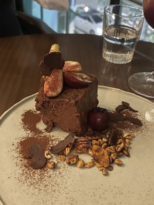 Chocolate mousse   at Monk's Butcher - Itaewon in Seoul