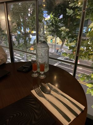 View from the window  at Monk's Butcher - Itaewon in Seoul