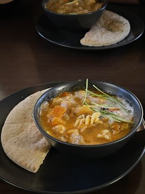 2022 christmas dinner course - soup  at Monk's Butcher - Itaewon in Seoul