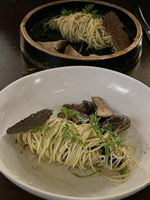 2022 christmas dinner course - cold pasta  at Monk's Butcher - Itaewon in Seoul