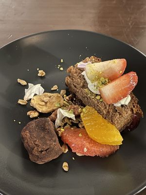 2022 christmas dinner course - dessert   at Monk's Butcher - Itaewon in Seoul