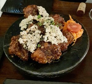Fried Lion's Mane Mushrooms at Monk's Butcher - Itaewon in Seoul