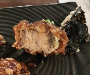 Fried Lion's Mane Mushroom - inside at Monk's Butcher - Itaewon in Seoul