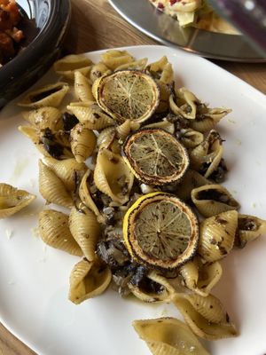 Black lemon pasta - best dish so far   at Monk's Butcher - Itaewon in Seoul