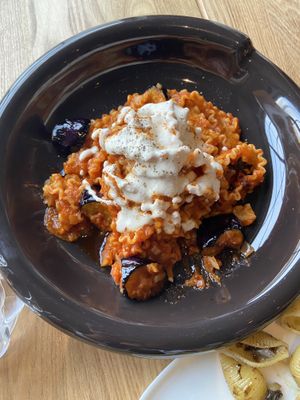 Pine nut cream tomato mafaldine   at Monk's Butcher - Itaewon in Seoul