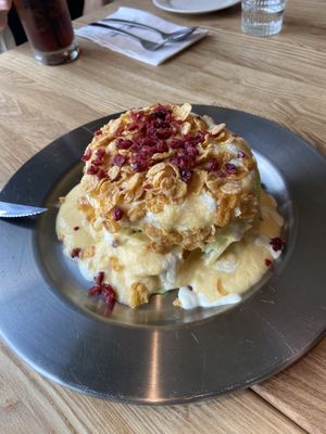 Mango wasabi cabbage salad  at Monk's Butcher - Itaewon in Seoul