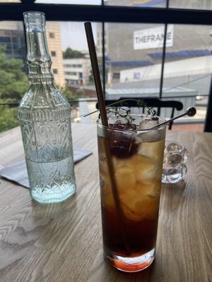 Green plum tomato time ade   at Monk's Butcher - Itaewon in Seoul