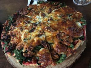 beet pizza♡ at Monk's Butcher - Itaewon in Seoul