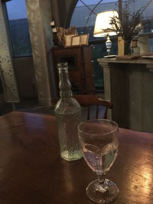 Glass that looks like a chalice  at Monk's Butcher - Itaewon in Seoul