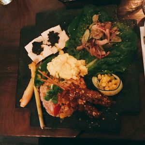 Fried rice and Skewer  at Monk's Butcher - Itaewon in Seoul