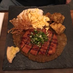Cutlet and Frozen tofu  at Monk's Butcher - Itaewon in Seoul