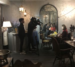 TV interview at Monk’s Butcher  at Monk's Butcher - Itaewon in Seoul