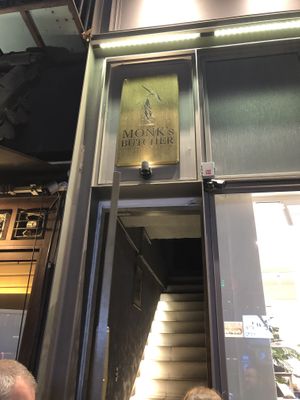 Small entrance  at Monk's Butcher - Itaewon in Seoul