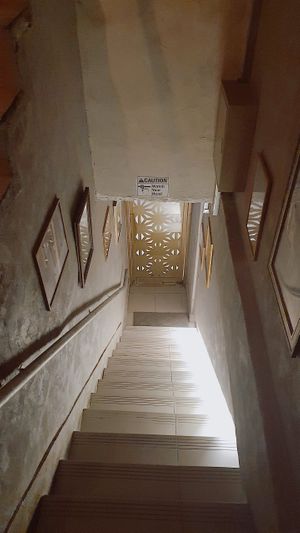 Staircase at Monk's Butcher - Itaewon in Seoul