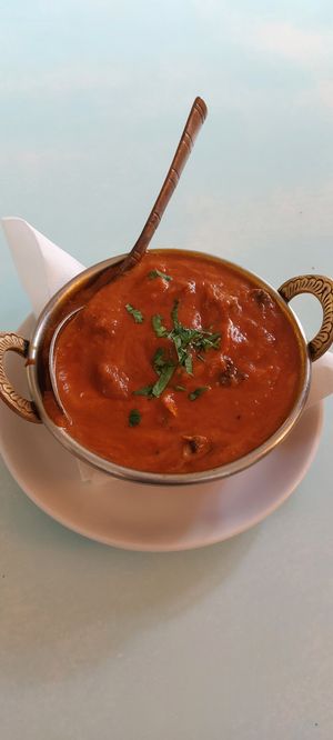 Mushroom curry at Indian and Nepalese Restaurant Om in Znojmo