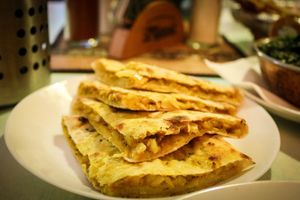 vegan kulcha at Indian and Nepalese Restaurant Om in Znojmo