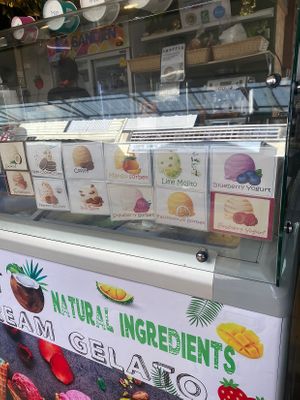   at Thailand Natural Coconut Ice Cream in Koh Phi Phi