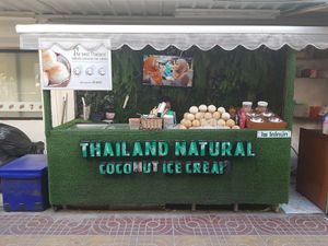 Stall Front at Thailand Natural Coconut Ice Cream in Koh Phi Phi