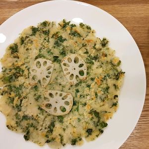 Korean Pancake at Ggun cookin.new - 꾼쿠킨뉴 in Seoul