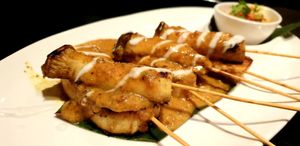 Satay at Patara Fine Thai in Central Singapore
