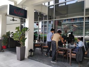 Restaurant exterior at Sabai Fine Thai in Central Singapore