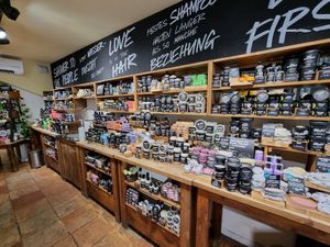 Inside at LUSH in Bolzano