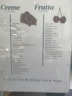   at Bar Gelateria Flora in Riva Del Garda