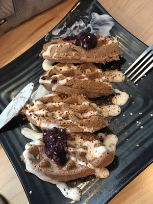 Waffles at Copper Branch in Barrie