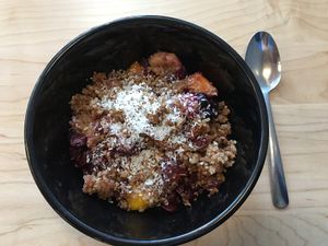 Quinoa morning power bowl  at Copper Branch in Barrie