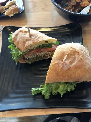 Shiitake sandwich  at Copper Branch in Barrie