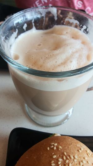 Almond chai latte at Copper Branch in Barrie