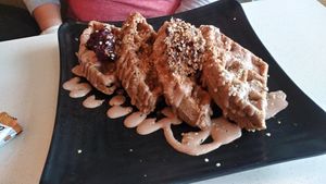Waffles at Copper Branch in Barrie
