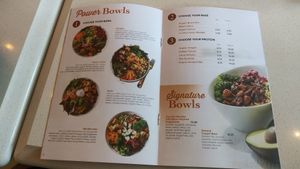 Menu at Copper Branch in Barrie