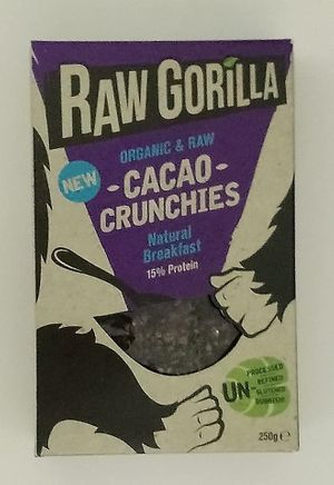Raw sprouted Cacao Crunchies at Nature's Village 樂健坊 - Central in Hong Kong Island