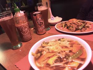 Pho, mock duck, and Surly Furious at Vo's Vietnamese Restaurant in Minneapolis