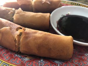 Vegan ‘egg’ rolls  at Vo's Vietnamese Restaurant in Minneapolis