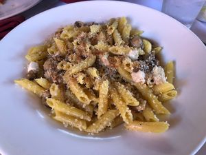 Mac n cheeze at Soro's Mediterranean Grill in Temecula