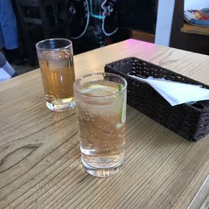 Drinks with no straws...didn't even have to ask at Penke Bar & Bistro in Hakuba