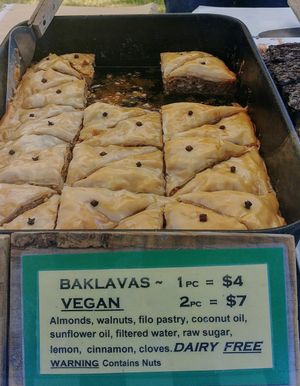 Baklava at StellaevZin - Plant Based Real Food in Melbourne