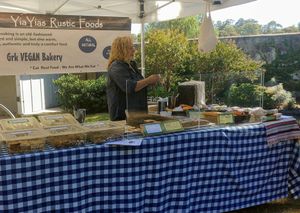 Stall at StellaevZin - Plant Based Real Food in Melbourne