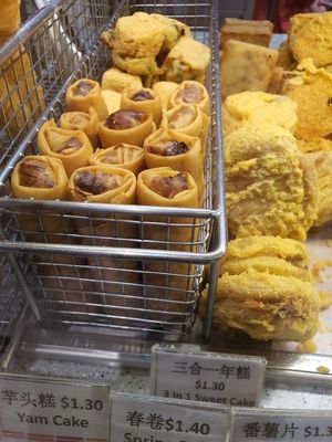 Spring roll and fried sweet cakes!! at Dough Culture 小麦家 - AMK Hub in Northeast Singapore