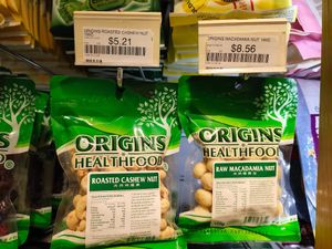 Variety of healthy food and drinks at Tan Tock Seng Medical Centre in Central Singapore