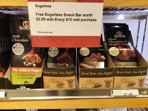 Variety of healthy food and drinks at Tan Tock Seng Medical Centre in Central Singapore