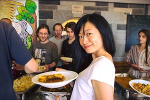 In the Nature Community we also offer daily opportunities to improve your vegan cooking skill. at Nature Community in Schonsee