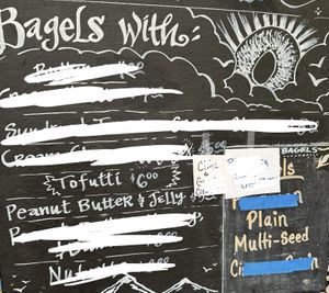 Bagels   at Conscious Coffee in Talkeetna