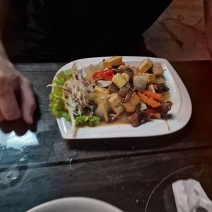 Ginger tofu at Coconut Garden in Phuket