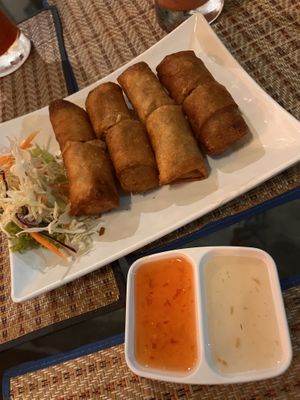 Vegetarian Spring Rolls  at Coconut Garden in Phuket
